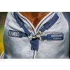 Deka proti hmyzu Rambo Protector, s krkom, silver/navy, white & beige (Dĺžka chrbta 100 cm)
