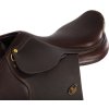 Sedlo skokové Veneziano Acavallo, vlnené vankúše, tmavohnedé