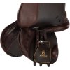Sedlo skokové Veneziano Acavallo, vlnené vankúše, tmavohnedé