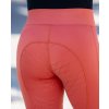 Legíny jazdecké Savona Style HKM, s gripom, dámske, red