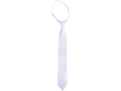 Kravata John QHP, white (Velikost M)