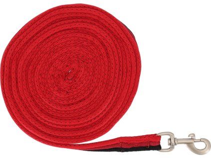 Lonž QHP, 8 m, sunset red (Velikost 8m)
