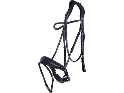 Uzdečka Selene QHP, black (Velikost COB)