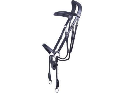 Bezudidlová uzdečka Ceto QHP, black (Velikost SHETTY)