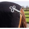 Bederní deka Ornament QHP, black/silver (Velikost L)
