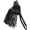 Čabraka s třásněmi QHP, black (Velikost SHETTY)