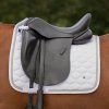 Podsedlová dečka Sparkle QHP, white (Velikost drezurní PONY)