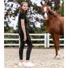 Legíny s gripem Ella Glam ELT, black (Velikost 140)
