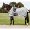 Jezdecká deka s třásněmi Protect Waldhausen, silver grey/grey (Velikost 115 cm)