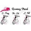 Maska Horsity, flamingo (Velikost FULL)