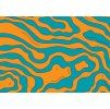 orange turquise