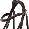 Uzdečka Salerno QHP, brown (Velikost PONY)