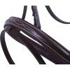 Uzdečka Luxury stitched QHP, dark brown (Velikost SHETTY)