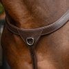 Poprsník Long bridge QHP, dark brown (Velikost PONY)
