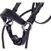 Bezudidlová uzdečka Thunderbolt QHP, black (Velikost SHETTY)