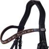 Uzdečka Orlando QHP, black/brown (Velikost COB)