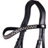 Uzdečka Phaedra QHP, black (Velikost PONY)