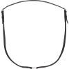 Nákrčník Liberta leather QHP, black (Velikost PONY)