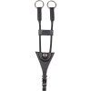 Martingalová vidlice Elastic QHP, black (Velikost PONY)