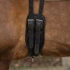 Drezurní podbřišník Basic QHP, black (Velikost 45 cm)