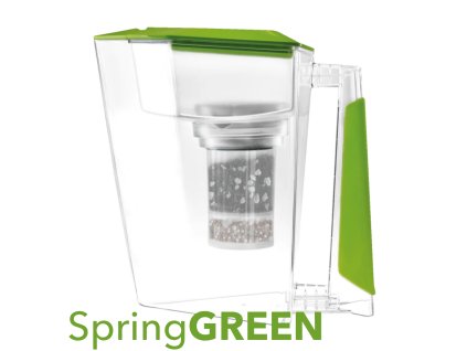 MAUNAWAI® KINI – filtračná kanvica so zeleným vekom a rukoväťou, živá voda ako z horského prameňa