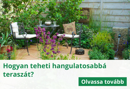 Hogyan teheti hangulatosabbá teraszát?