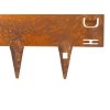 стоманен бордюр ecco core corten 3