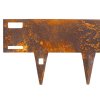 стоманен бордюр ecco core corten 5