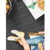 Gresie de pardoseală Tarasowa 45.7x45.7 cm Extreme Tile Cosmopolitan Grafit