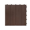 Placă de cauciuc Cosmopolitan 45 x 45 cm maro armată