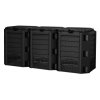 Composter 1200 l COMPOGREEN (3 x 400 l) negru