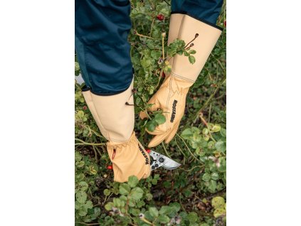 Kožené rukavice na růže ROSTAING