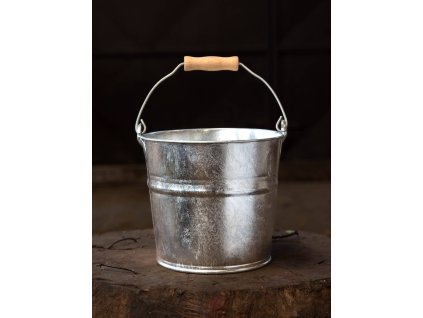Kbelík s dřevěnou rukojetí  7l KOVOTVAR