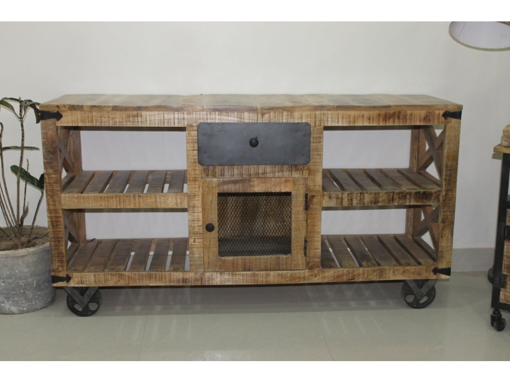 Media stolek Wagon vintage