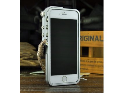 Odolný rámeček pro iPhone 6, 6s, Trigger Bumper stříbrný