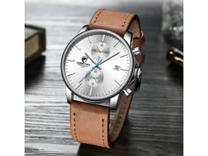 Pánské hodinky s chronografem Cheetah Steel braun