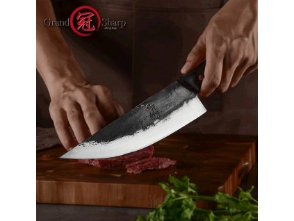 Ručně vyrobený řeznický nůž 8.5" Grand Sharp