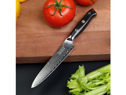 Kuchyňský víceúčelový nůž 5" Sunnecko, 73 vrstev damaškové oceli