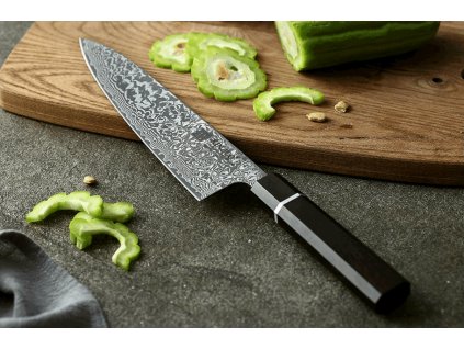 Nůž šéfkuchaře 8.5" XINZUO OSAKA 67 vrstev damaškové oceli