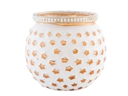 Sklenička na čajovou svíčku kulatá