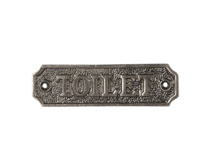 Cedulka na dveře TOILET