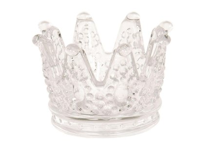 Sklenička na čajovou svíčku CROWN