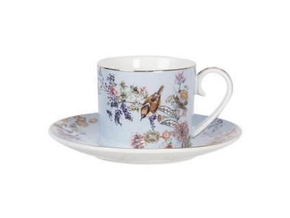 Porcelánový šálek s podšálkem