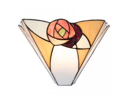 Nástěnná lampa Tiffany Roses