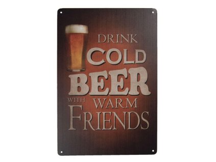 Plechová cedule BEER