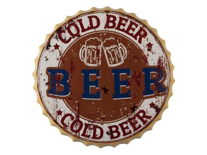 Plechová cedule BEER