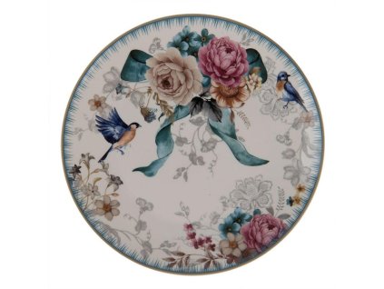 Dezertní porcelánový talíř TWO BIRDS