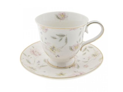 Porcelánový šálek s podšálkem TABLE WARE FLOWERS