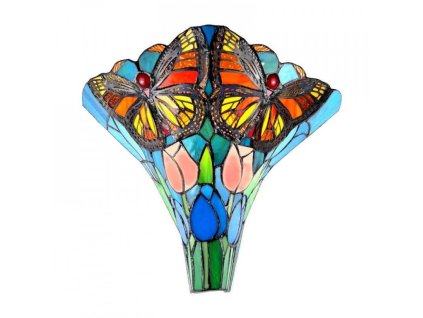 Nástěnná lampa Tiffany BUTTERFLY