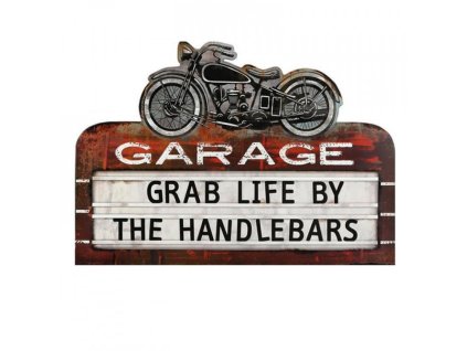 Plechová cedule GARAGE